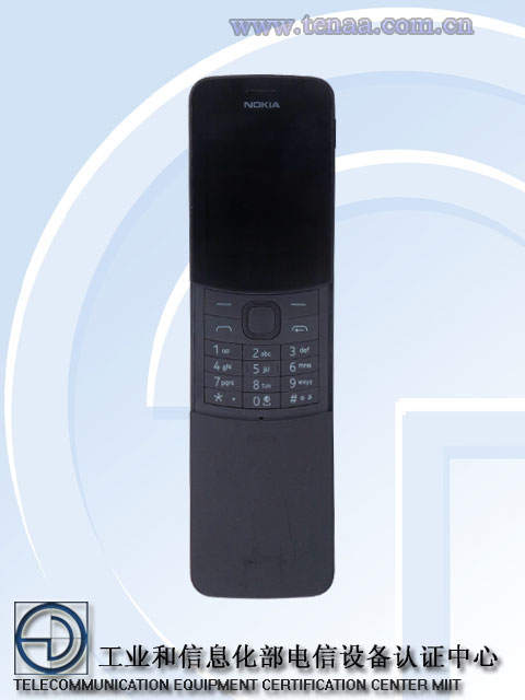 Nokia 8110 4G spotted on TENAA