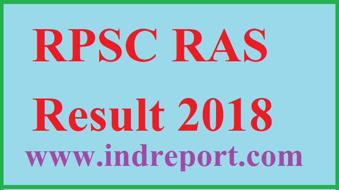 RPSC RAS Prelims 2018 result