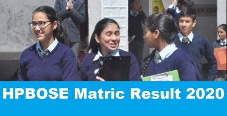 HPBOSE 10th Result 2020