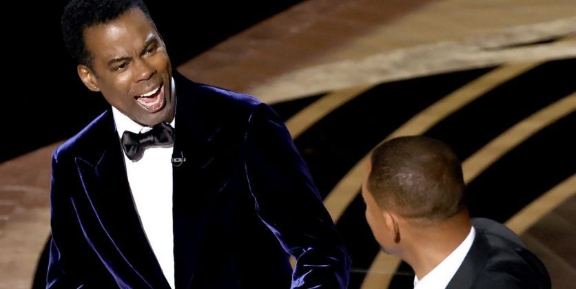 Will Smith Slaps The Presenter Chris Rock At The 2022 Oscars